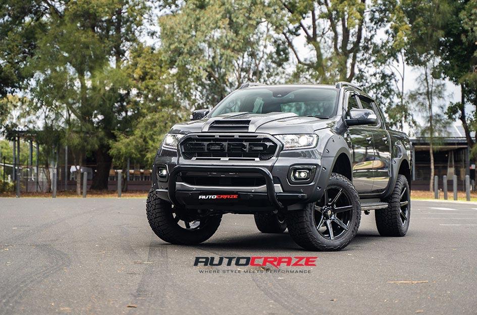 FORD RANGER AVALANCHE GLOSS BLACK MILLED ACCENTS